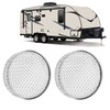2Pcs RV Furnace Vent 2.8in Round Stainless Steel Flying Bug