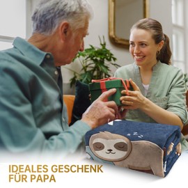 Niyewsor Father's Day Gift for Dad, Flannel Blanket Dad Gift Birthday, Gifts for Dad from Daughter Son, Birthday Gift for Dad, Best Dad Gifts for Christmas (Blue, 157 x 132 cm)