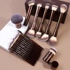 MAANGE 20 Pcs Makeup Brushes with Gift Box, Double-End Multi-functional
