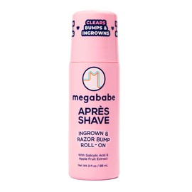 Megababe- Después del afeitado | Post afeitado y depilación | Tratamiento roll-on para pelos encarnados y protuberancias causadas por afeitado para mujeres | Bikini,