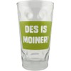 DES IS MOINER! Dubbe Glass 0.5 Litre (Green) - Pfälzer