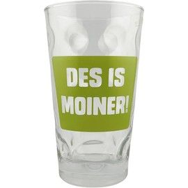 DES IS MOINER! Dubbe Glass 0.5 Litre (Green) - Pfälzer Schorle Glass