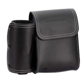 Fbturesop Fit 2023 Indian Challenger Rear Highway Bars Bag Indian Chieftain Crash Bars Motorcycle Saddlebags Indian Challenger Accessories (Black Bar Bag)