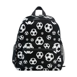 Mnsruu Football Soccer Toddler Backpack Preschool Rucksack Boys Girls Kids Kindergarten School Bag