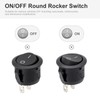 Round Rocker Switch, 6 Pcs Mini Rocker Switch, 12 Volt