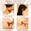 2pcs Five Touch Therapy Comb,Massage 6 Claws,Saludea Fivetouch Therapy,Sandalwood Multi-Functional