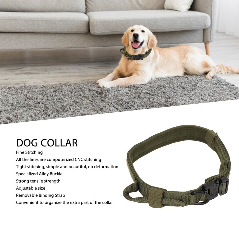 Dog Collar Adjustable Safe Thickened Nylon Pet Collar with Control