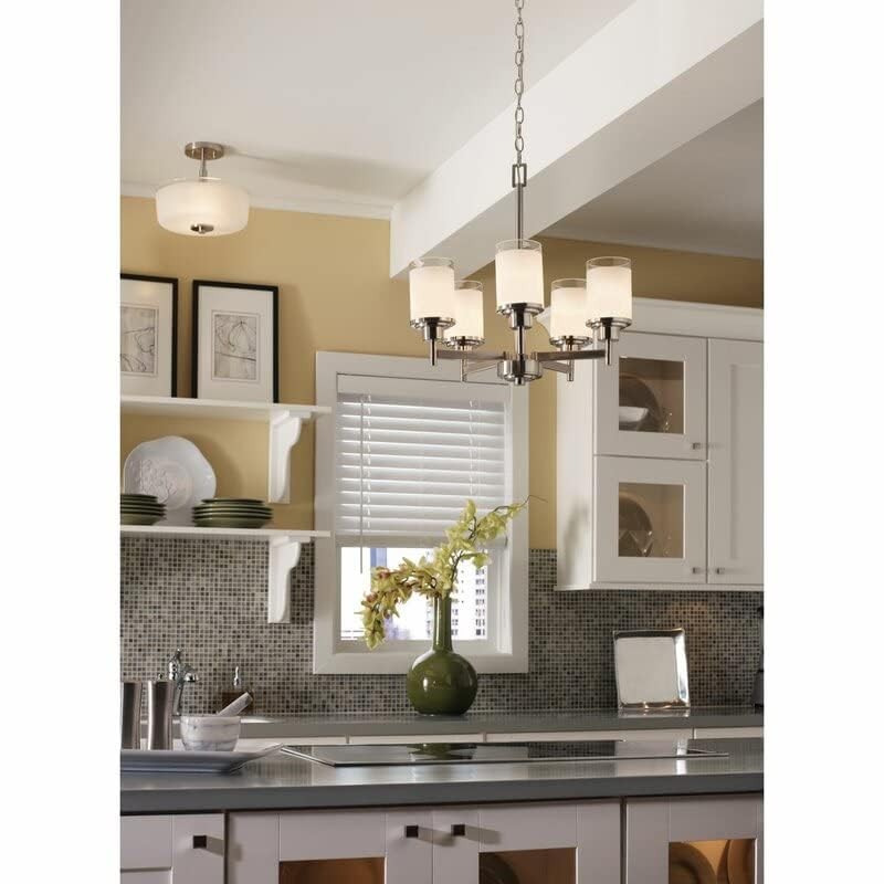 Eidonta 8 Pack White Linen Frosted Glass Lamp Shade Covers,