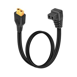 GELRHONR XT60 to 12V Car Portable Refrigerator DC Power Cable, 14AWG Heavy Duty 12 Volt XT60 DC Power Cord for Fridge Freezer, Compressor Cooler and More (0.5M/1.94FT)