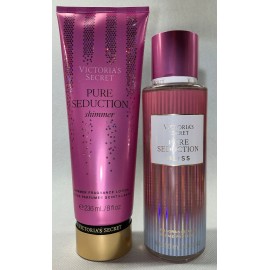 Victoria's Secret Pure Seduction Bliss Mist + Shimmer Fragranced Body Lotion Set