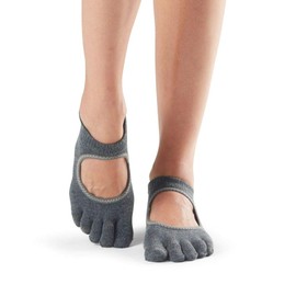 ToeSox Bellarina Grip Full Toe, grey