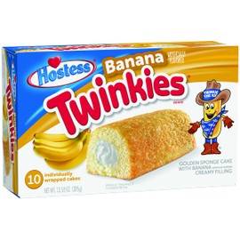 Hostess Twinkies, Banana, 10 Count (Pack of 6)