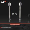 A-Premium 2 x Front Inner Tie Rod Ends, Compatible with
