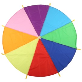 Early Education Equipment MultiFunction Colorful Parachute Game for Group Cooperation(4m )