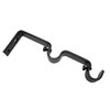 Gardinia 2 x Double Curtain Pole Brackets Diameter 16mm 7/7cm