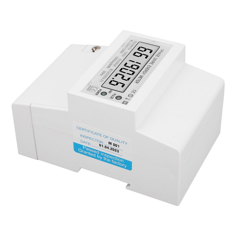 Electricity Meter 1 Phase 2 Wire LCD AC 5A 100A