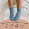 CozyWay Toddler Girl Socks With Grippers Non Slip Ankle Grip