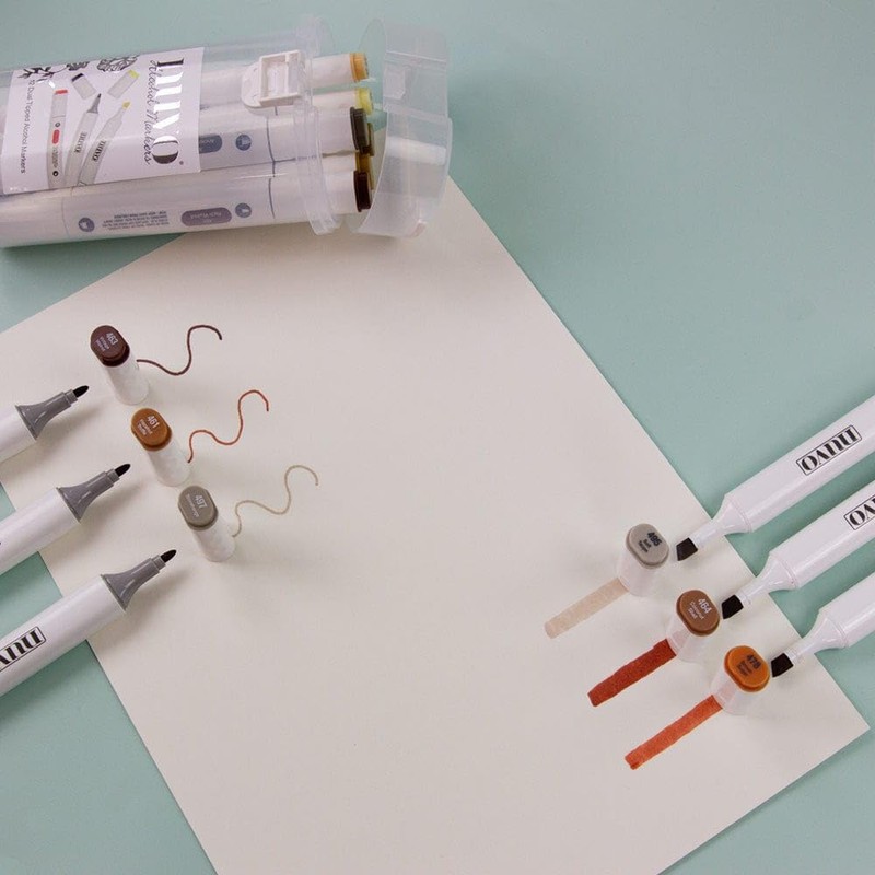 NUVO Alcohol Marker Pen Collection - Earth Tones - Set