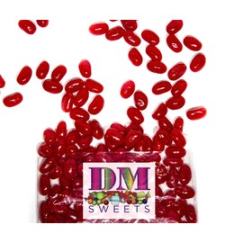 Jumbo Extra Large Fresh Chewy Spicy Red Cinnamon Jelly Beans - 1.5 lbs