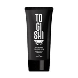 TOGISHI Sunscreen Gel, Men's, UV Blocking, Moisturizing, Sensitive Skin, Does Not Float, No Cleansing, No Scrunching, Slightly Sweet Coffee Scent (SPF50+ / PA++++ / 1.8 oz (50 g)