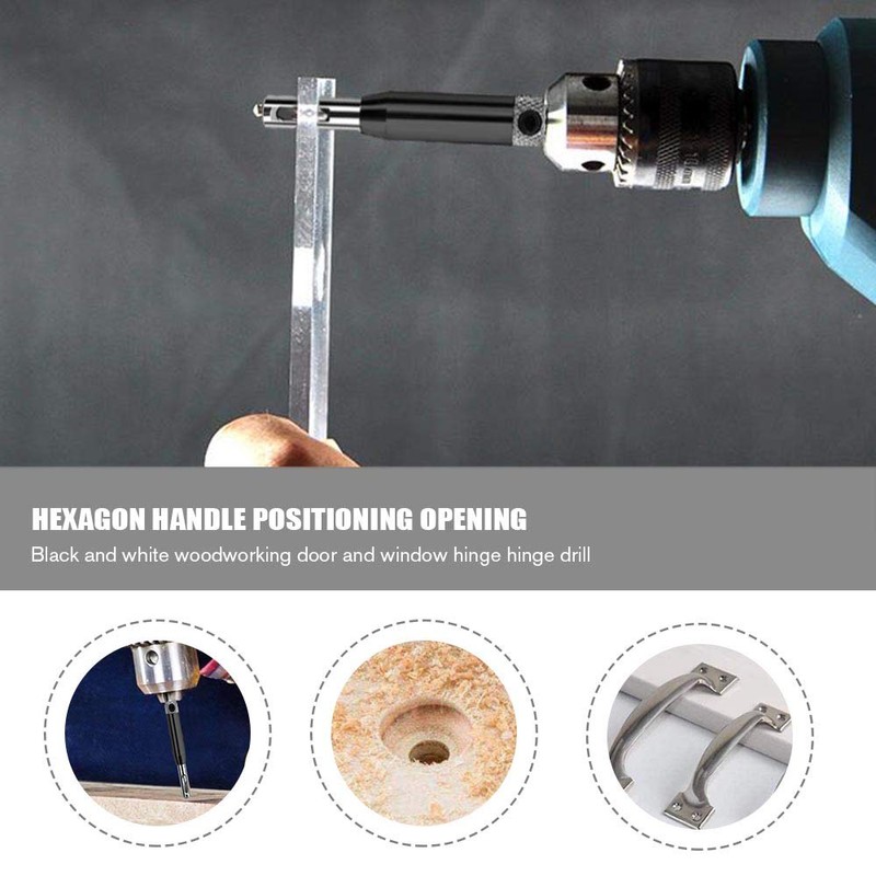 Create idea 18Pcs Hinge Drill Bit Set, Self Centering Drill