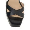 Jessica Simpson Women's Beasley Platform Sandal Heeled, Black, 10