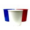 Buckets, 176 Ounces, Pack 3, Colors Red White Blue