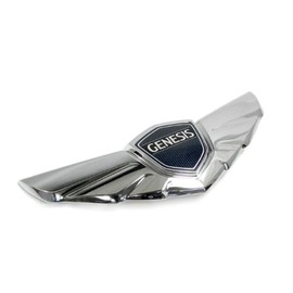 Hyundai Motors Genuine New Front Wing Hood Bonnet Emblem 18.4cm(7.2") 1-pc For 2011 2012 2013 Hyundai Genesis Sedan