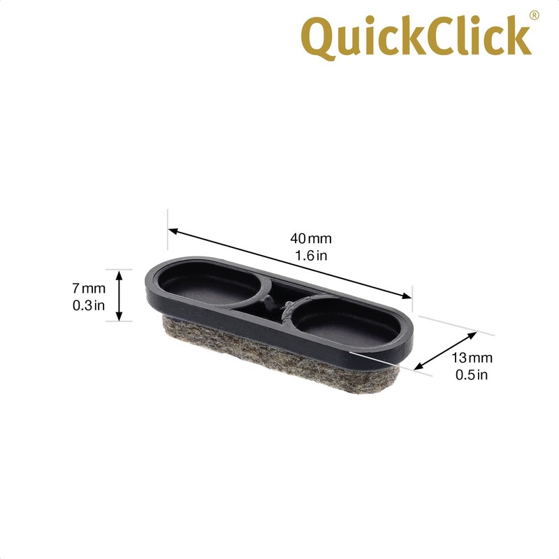 WAGNER QuickClick® tandem chair glides // set of 8 replacement