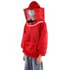 Beekeeping Tools Professional Beekeeping Protective Jacket Beekeeper Veil Suit SmockRed