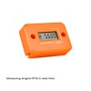 NInE-ROnG Tach Operating Hour Counter, Digital LCD Inductive Tachometer, RPM