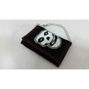 Misfits Green Skull Wallet Tri-Fold with Chain