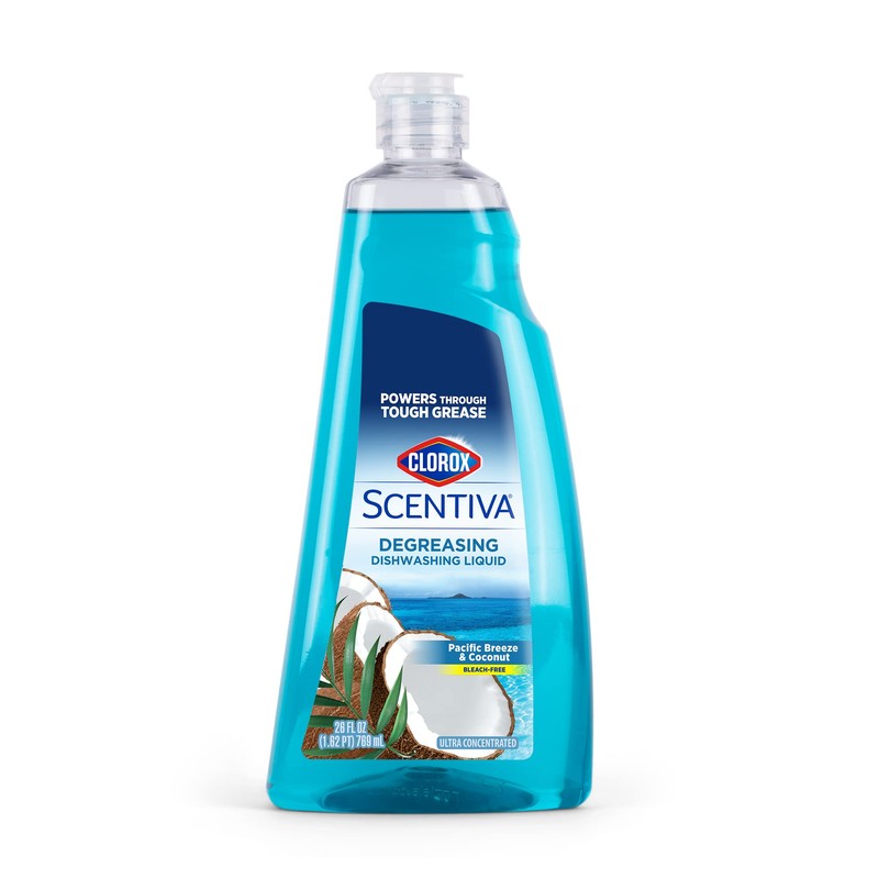 Clorox Scentiva Liquid Dish Soap, Pacific Breeze & Coconut Scent
