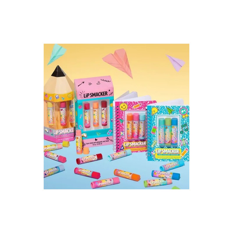 Pack Bálsamos Labiales Lip Smacker para Niños Lip Smacker Lip