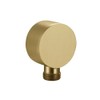 Gold Wall Outlet Elbow, G1/2 Inch Handheld Shower Hose Connector