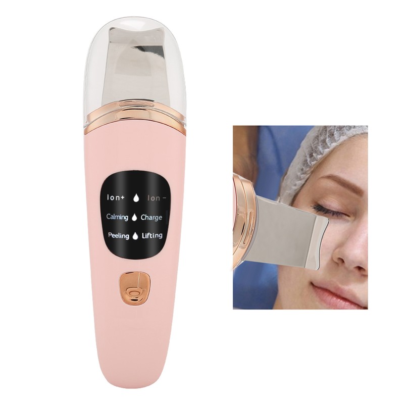Face Skin Scrubber Vibration Face Peeling Machine Ultrasonic Exfoliating SkinCare