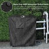 Pool Heater Winter Cover,with Plush Lining,Waterproof Swimming Pool Heater Cover
