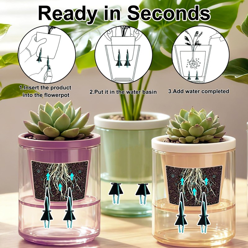 Self Watering Spikes for Indoor Plants - Automatic Plant Watering