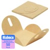 Caja Para Joyeria (Pulsera). 8x8x0.5 cm. 50 Piezas (kraft)