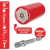Red Dog Socket w/Drill Adapter, Fits Most Nuts & Bolts,