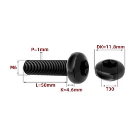 Hull Torx Screw Sets for Replaces 250000827/207065560, Sea-Doo Spark/Trixx/GTI, 2pcs a Sets