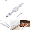 10pcs Zinc Alloy Cabinet Handle Back Plate Retro Style Single