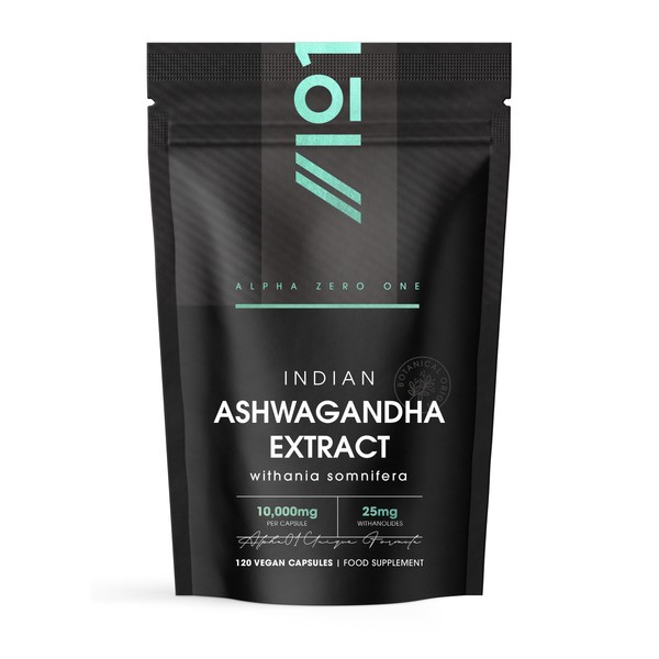 Ashwagandha Extract 10,000mg - Potent 5% Withanolides - Made with