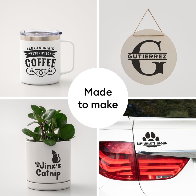 Cricut Premium Permanent Vinyl, Light Purple | 3-Pack of 4ft