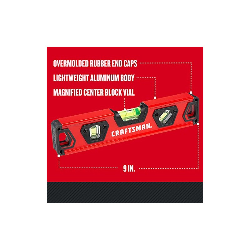 CRAFTSMAN CMHT82390 9" nivel de torpedo