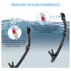 Generic Conjunto Profesional De Equipos De Natación De Snorkel L/xl