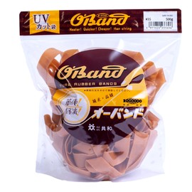 輪ゴム オーバンド #35 < 500g透明袋 > アメ色 極太幅 業務用 徳用 包装 ゴムバンド 全サイズ73 共和