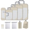 MMBAGSTOR Compression Packing Cubes - 10 Packing Cubes for Suitcases