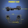 Nilight Light Mounting Bracket Hood Cowl Mount Brackets for Front