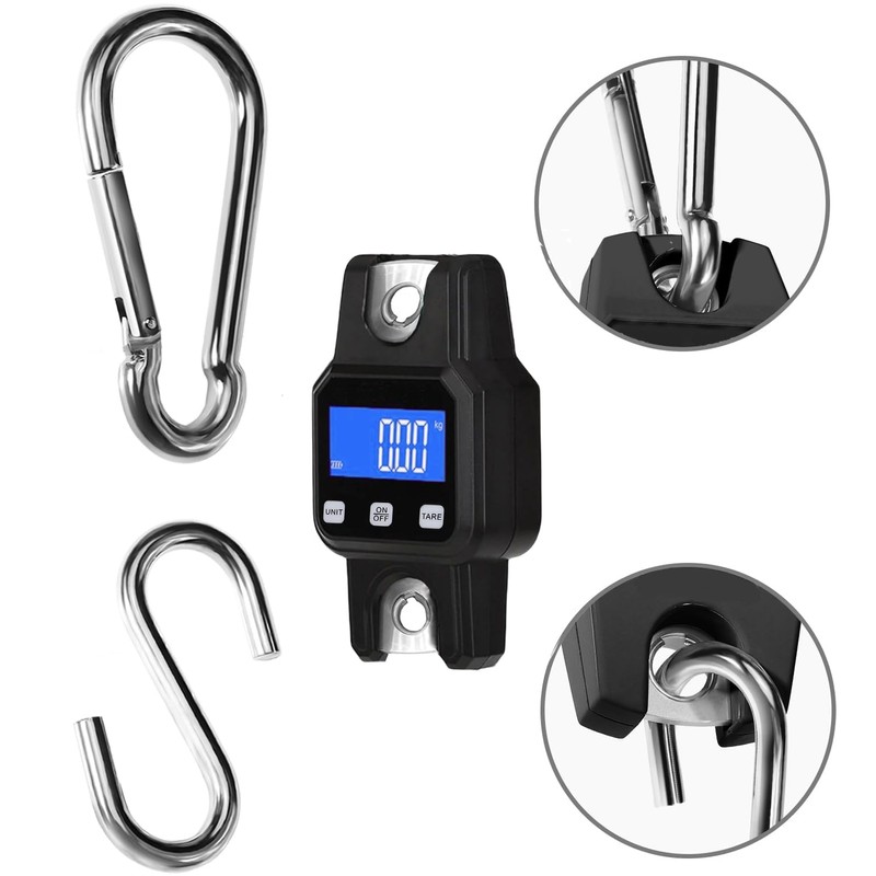 660 lbs/ 300kg Archery Bow Scale Hanging Handheld Scale Multifunctional